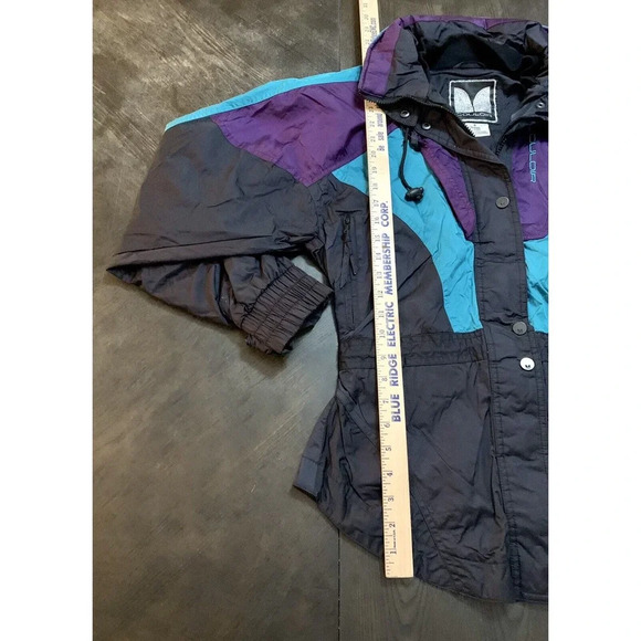 Vintage Couloir Ski Coat Jacket Fabric Entrant GII Insulated Full Zip Women's 8 - Picture 9 of 11